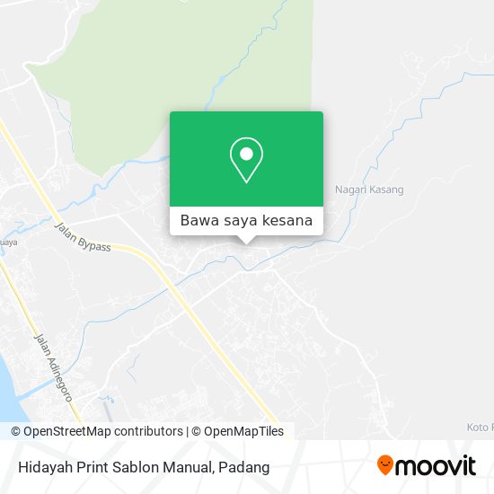 Peta Hidayah Print Sablon Manual