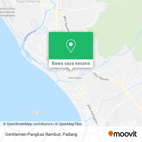Peta Gentlemen Pangkas Rambut