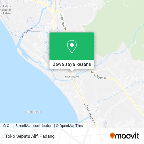 Peta Toko Sepatu Alif