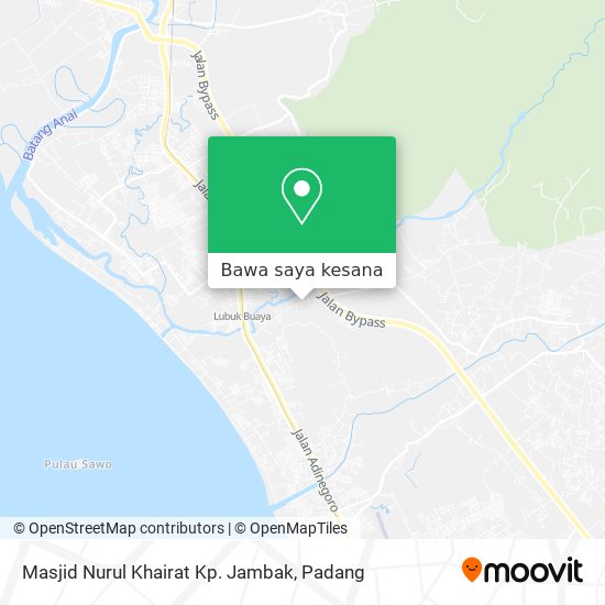 Peta Masjid Nurul Khairat Kp. Jambak