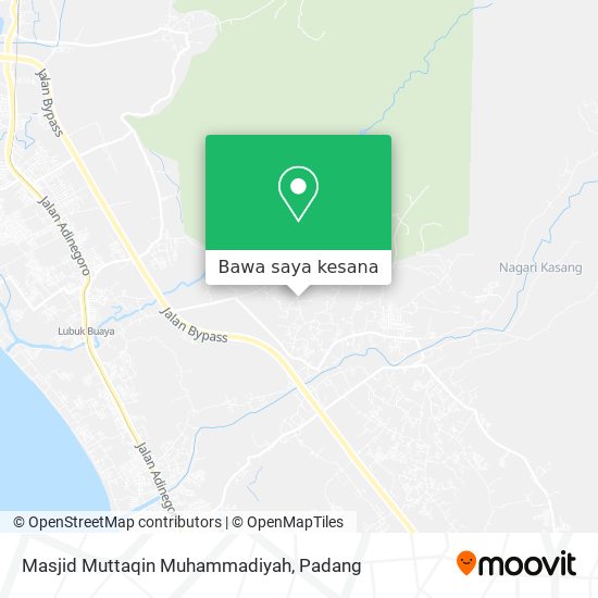 Peta Masjid Muttaqin Muhammadiyah