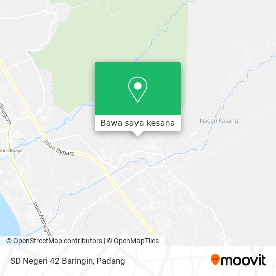 Peta SD Negeri 42 Baringin