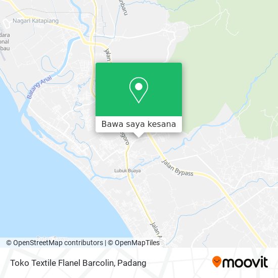 Peta Toko Textile Flanel Barcolin