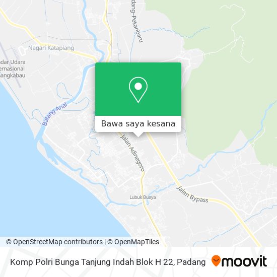 Peta Komp Polri Bunga Tanjung Indah Blok H 22