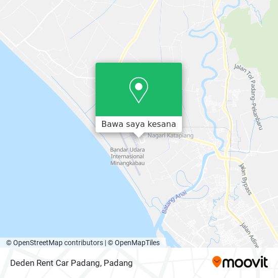 Peta Deden Rent Car Padang