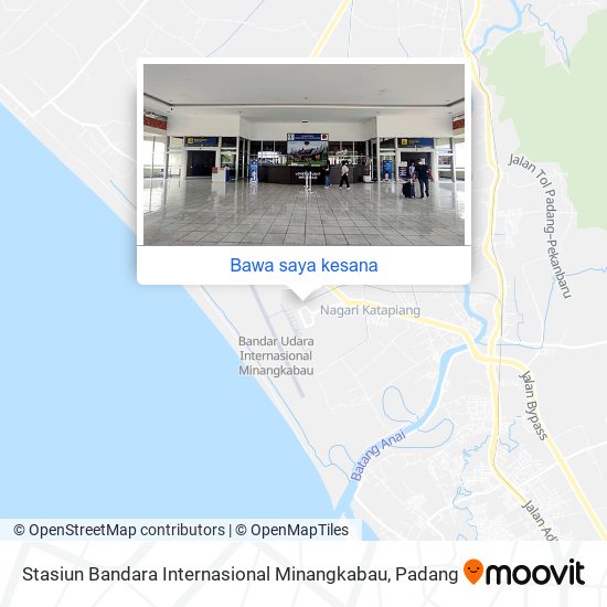 Peta Stasiun Bandara Internasional Minangkabau