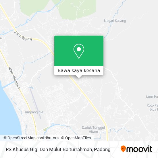 Peta RS Khusus Gigi Dan Mulut Baiturrahmah