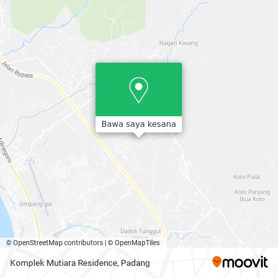 Peta Komplek Mutiara Residence