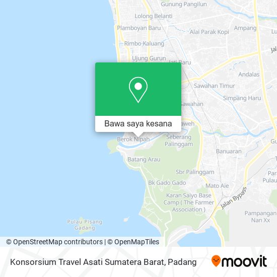Peta Konsorsium Travel Asati Sumatera Barat