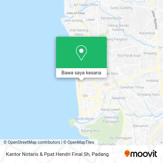 Peta Kantor Notaris & Ppat Hendri Final Sh