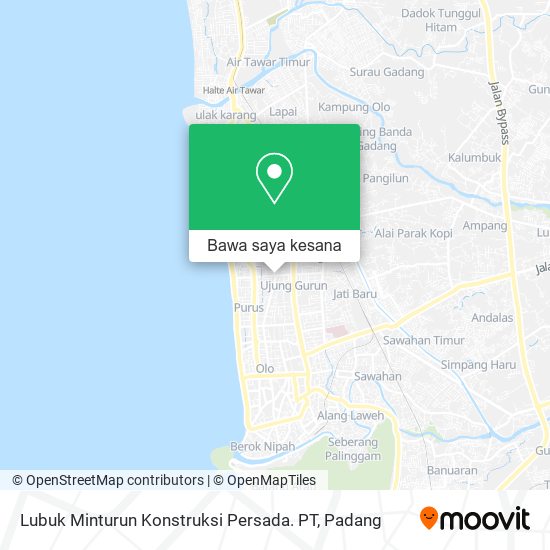 Peta Lubuk Minturun Konstruksi Persada. PT