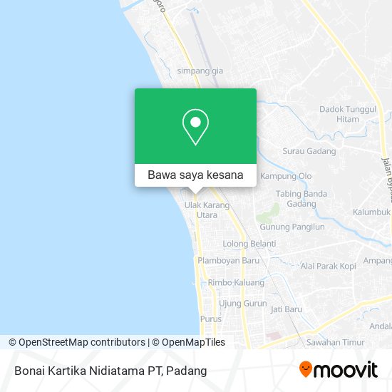 Peta Bonai Kartika Nidiatama PT