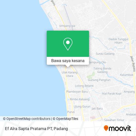 Peta Ef Alra Sapta Pratama PT