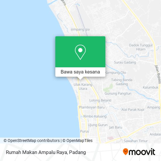 Peta Rumah Makan Ampalu Raya