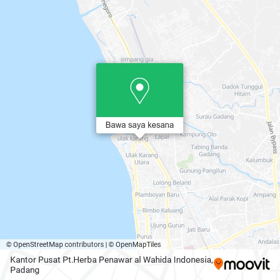 Peta Kantor Pusat Pt.Herba Penawar al Wahida Indonesia
