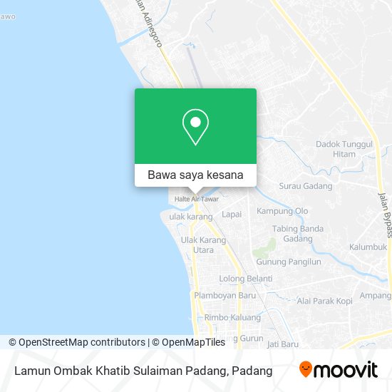 Peta Lamun Ombak Khatib Sulaiman Padang