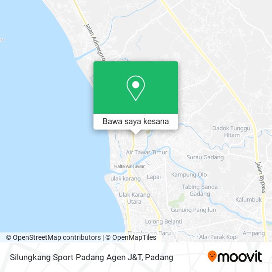 Peta Silungkang Sport Padang Agen J&T