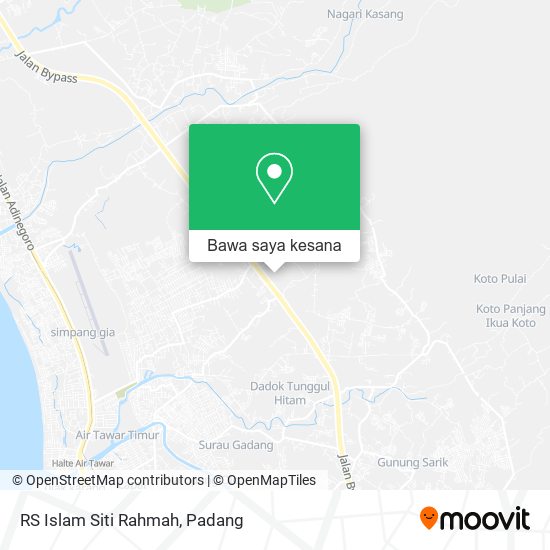 Peta RS Islam Siti Rahmah