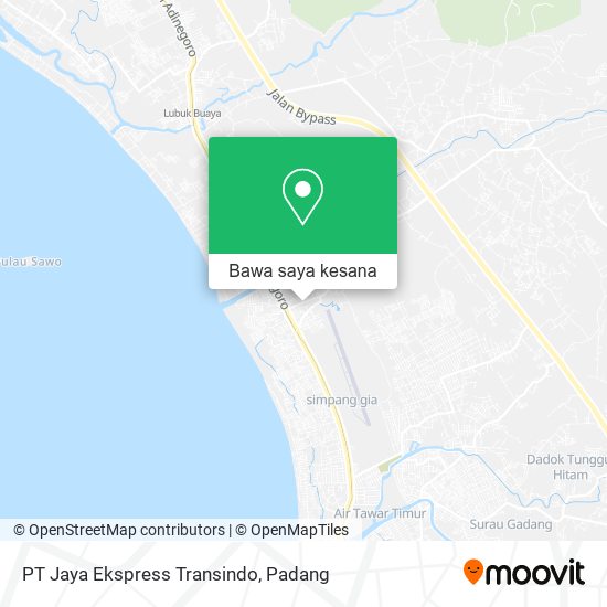 Peta PT Jaya Ekspress Transindo