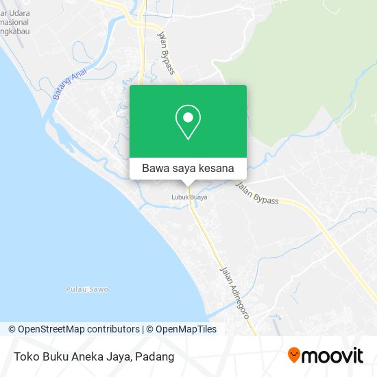 Peta Toko Buku Aneka Jaya