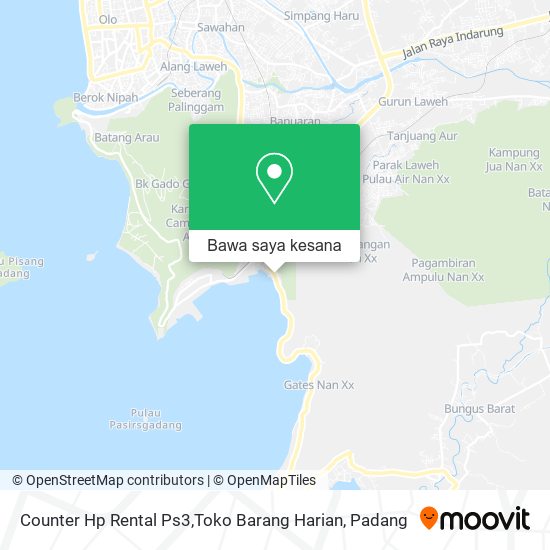 Peta Counter Hp Rental Ps3,Toko Barang Harian