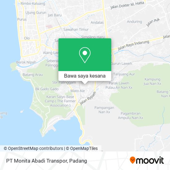 Peta PT Monita Abadi Transpor