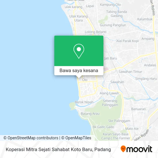 Peta Koperasi Mitra Sejati Sahabat Koto Baru