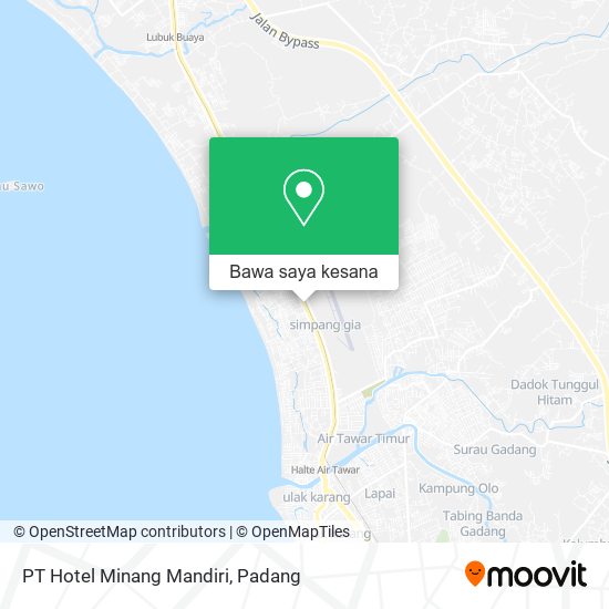 Peta PT Hotel Minang Mandiri