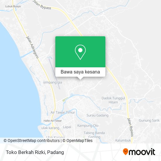 Peta Toko Berkah Rizki
