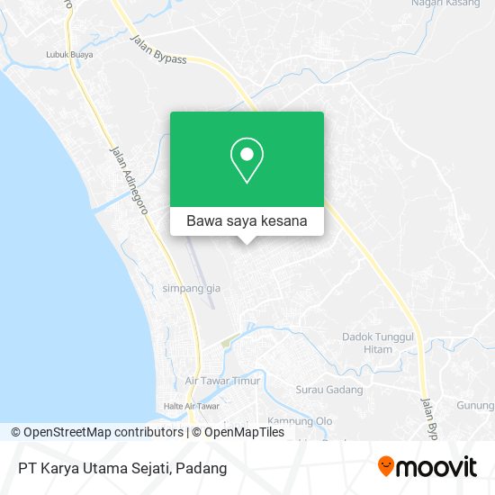 Peta PT Karya Utama Sejati