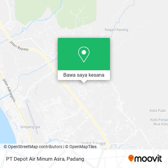 Peta PT Depot Air Minum Asra
