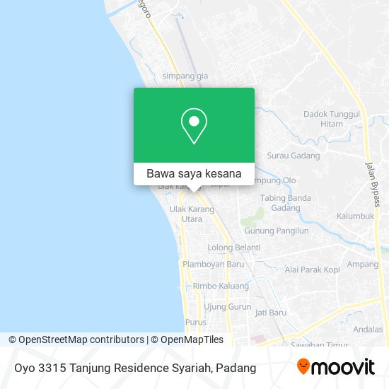 Peta Oyo 3315 Tanjung Residence Syariah