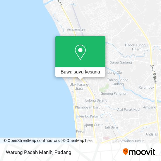 Peta Warung Pacah Manih