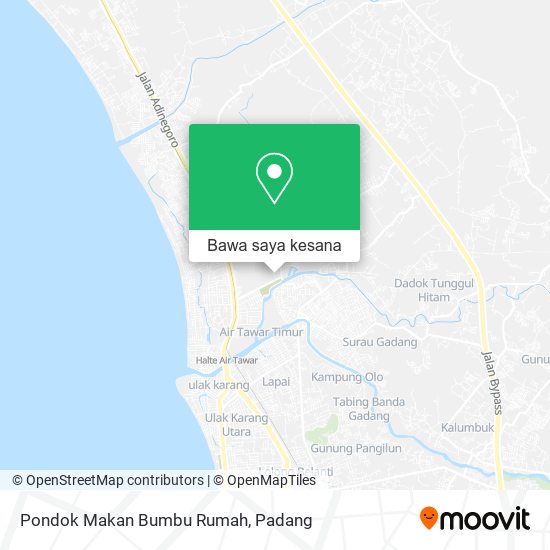 Peta Pondok Makan Bumbu Rumah