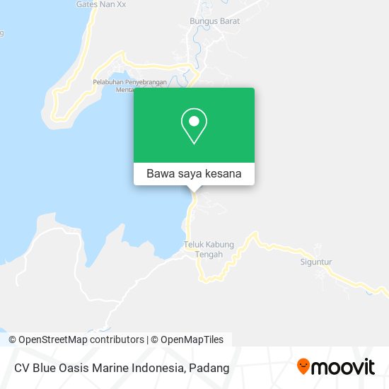 Peta CV Blue Oasis Marine Indonesia