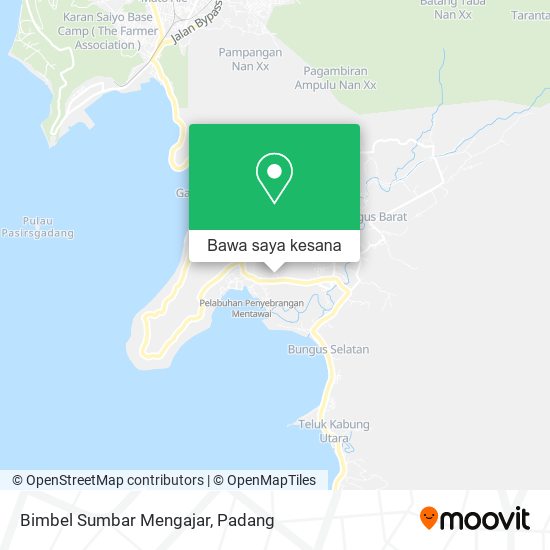 Peta Bimbel Sumbar Mengajar