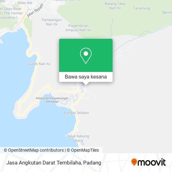 Peta Jasa Angkutan Darat Tembilaha