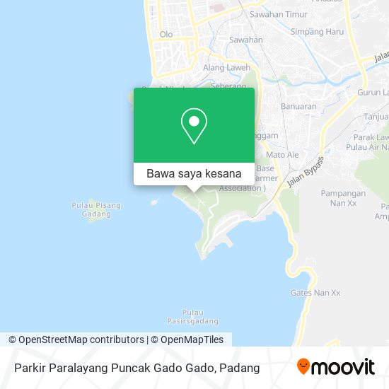 Peta Parkir Paralayang Puncak Gado Gado