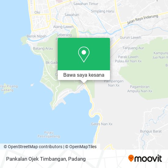 Peta Pankalan Ojek Timbangan