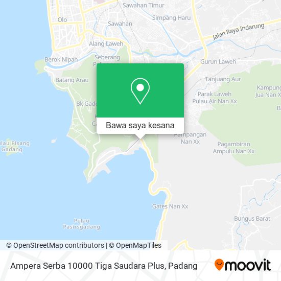 Peta Ampera Serba 10000 Tiga Saudara Plus