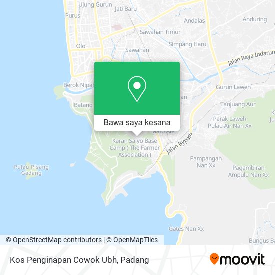 Peta Kos Penginapan Cowok Ubh