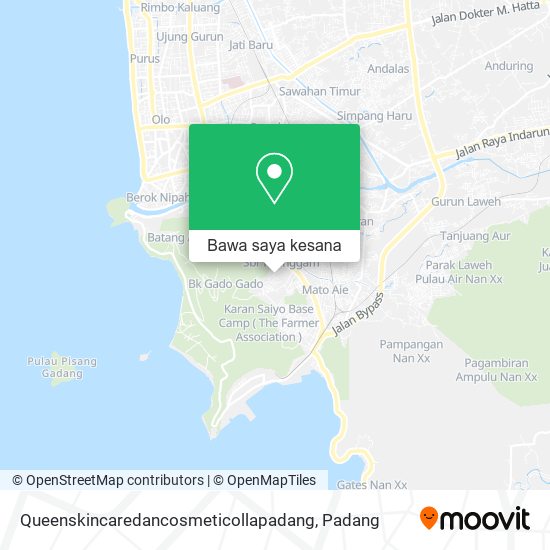 Peta Queenskincaredancosmeticollapadang