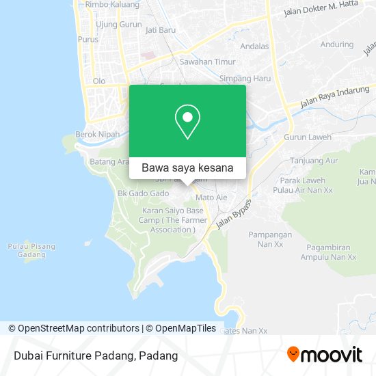 Peta Dubai Furniture Padang