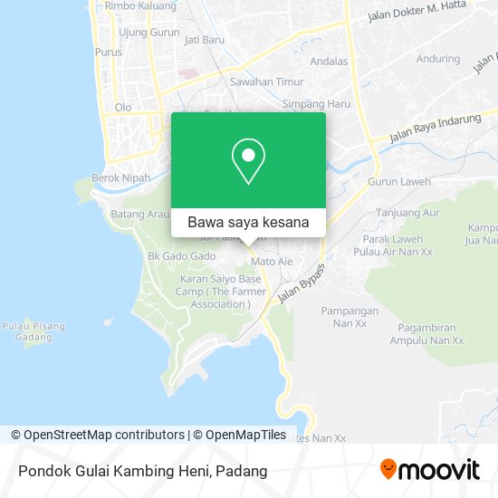 Peta Pondok Gulai Kambing Heni