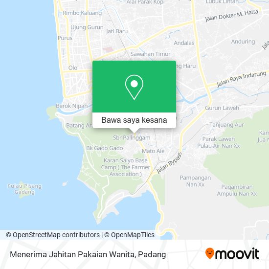 Peta Menerima Jahitan Pakaian Wanita