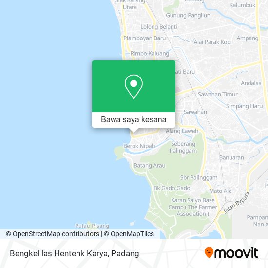 Peta Bengkel las Hentenk Karya