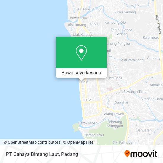 Peta PT Cahaya Bintang Laut