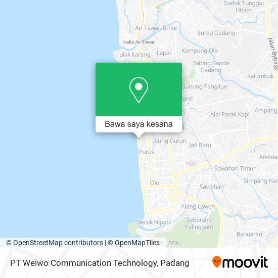 Peta PT Weiwo Communication Technology