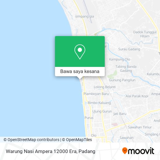 Peta Warung Nasi Ampera 12000 Era