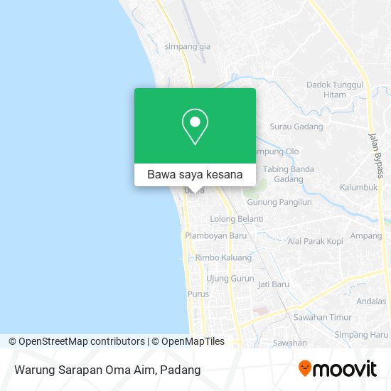 Peta Warung Sarapan Oma Aim